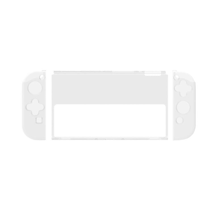 DOBE Game Handle Transparent Crystal Case Cover TPU Protective Cover For Nintendo Switch Console (Transparent Color)