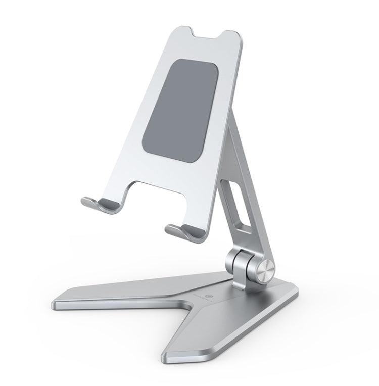 Boneruy P10 Aluminum Alloy Mobile Phone Tablet PC Stand,Style: Mobile Phone Silver