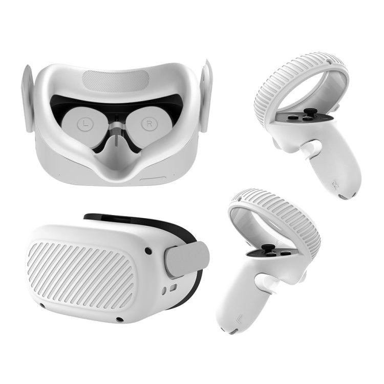 VR Glasses Lens Shell Handle Protective Case Oculus / Meta Quest 2 (White)