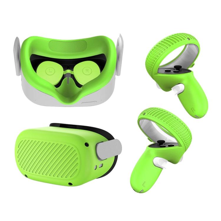VR Glasses Lens Shell Handle Protective Case Oculus / Meta Quest 2 (Green)
