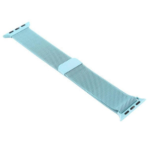 For Apple Watch Series 5 & 4 40mm - 3 & 2 & 1 38mm Color-changing Magnetic Nylon Watch Watchband Strap Watchstrap Band (Baby Blue) - Gadget Station