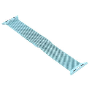 For Apple Watch Series 5 & 4 40mm - 3 & 2 & 1 38mm Color-changing Magnetic Nylon Watch Watchband Strap Watchstrap Band (Baby Blue) - Gadget Station