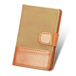 Mobile Phone Universal Denim Stitching Card Slot & Wallet & Holder & Photo Frame (Yellow) - Gadget Station