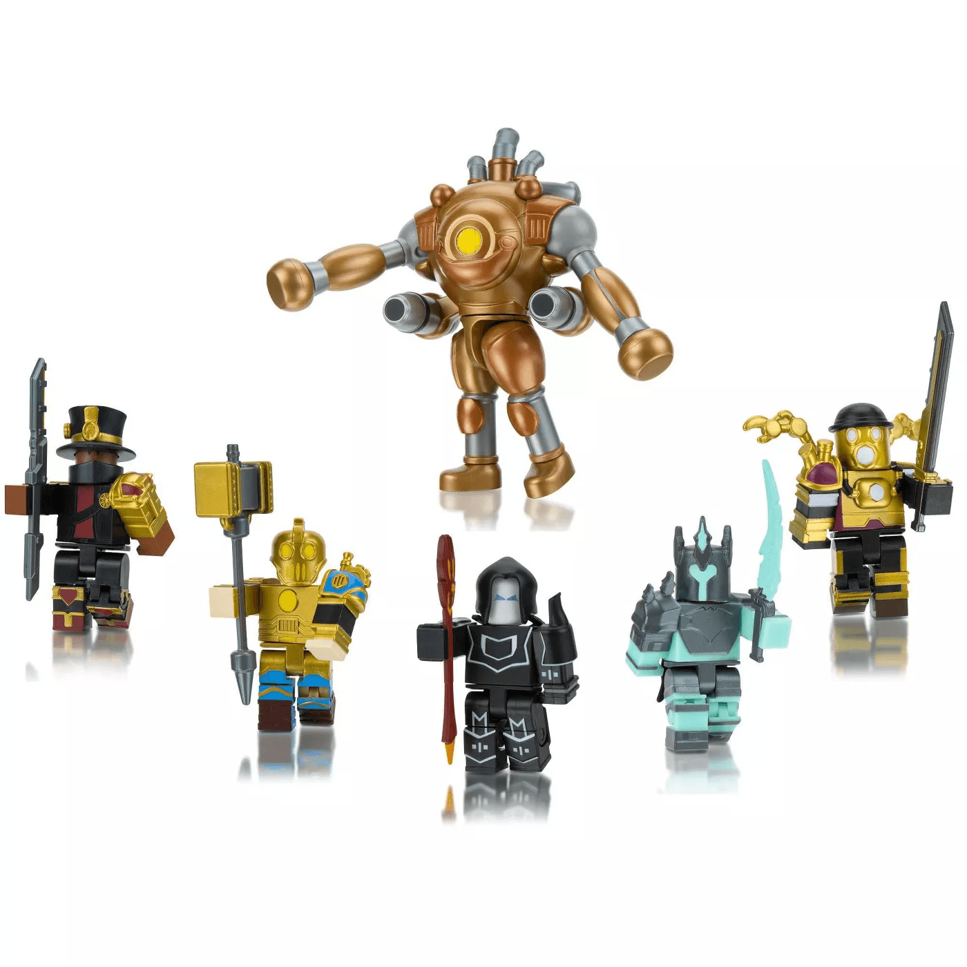 Roblox Action Collection - Dungeon Quest: Fusion Goliath Throwdown Feature Playset (Includes Exclusive Virtual Item)