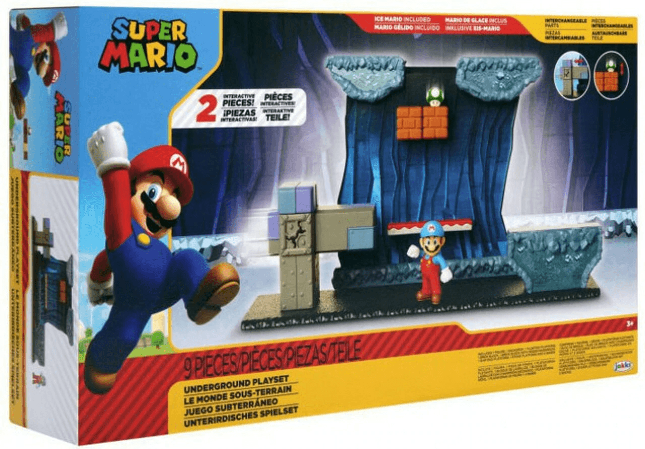 World of Nintendo Super Mario Underground 2.5-Inch Playset