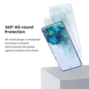 Samsung Galaxy S20+ Plus ROCK Pure Series Slim TPU + HD PC Protective Case Cover (Transparent) - Gadget Station