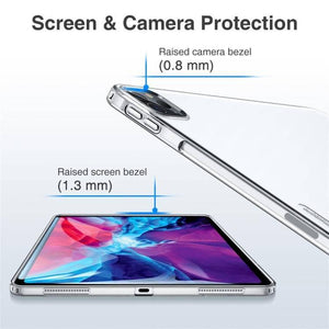 Apple iPad Pro 12.9 (2020) ESR Rebound Shell Series Soft TPU Protective Case (Clear Transparent) - Gadget Station