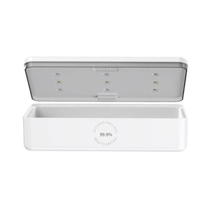 TOTU N52 15W Wireless Charging Sterilization Box Smartphone Sterilizer UV Light Disinfection Cleaning Box (White) - Gadget Station
