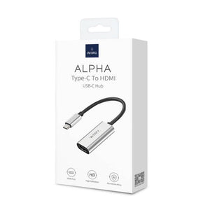WIWU Alpha USB-C - Type-C to HDMI Hub, Length 110mm - Gadget Station
