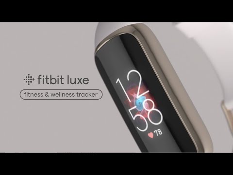 Fitbit Luxe Special Edition Fitness and Wellness Tracker, Gorjana Soft Gold  Stainless Steel Parker Link Bracelet, One Size (S & L Peony Classic Bands