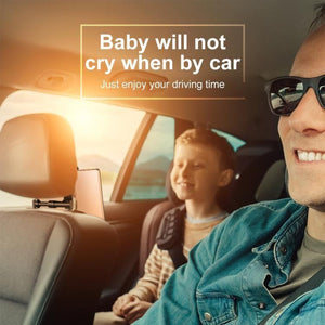 Baseus Clip-on Rear Seat Car Bracket for 4.7 - 12.9 inch Mobile Phone - Tablet (Black) - Gadget Station