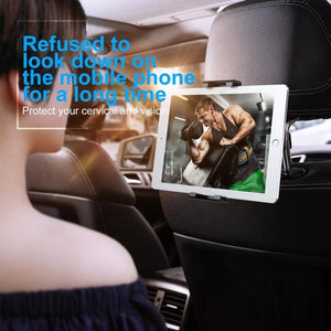 Baseus Clip-on Rear Seat Car Bracket for 4.7 - 12.9 inch Mobile Phone - Tablet (Black) - Gadget Station