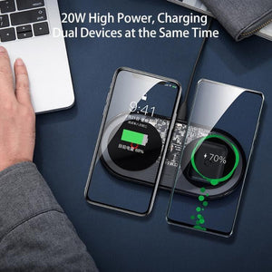 Baseus TZWXJK-B01 Simple 2 in 1 24W Turbo Edition Qi Standard Wireless Charger with 12V Charger, EU Plug - Gadget Station