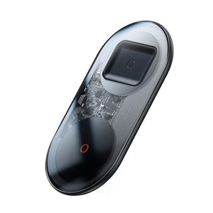Baseus TZWXJK-B01 Simple 2 in 1 24W Turbo Edition Qi Standard Wireless Charger with 12V Charger, EU Plug - Gadget Station