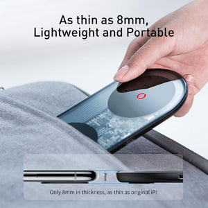 Baseus TZWXJK-B01 Simple 2 in 1 24W Turbo Edition Qi Standard Wireless Charger with 12V Charger, EU Plug - Gadget Station