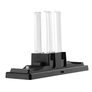 6 in 1 USB Charging Dock Station Stand - Controller Support Charger with LED Indication for Nintend Switch & Joy-Con & Pro Controller (Black) - Gadget Station