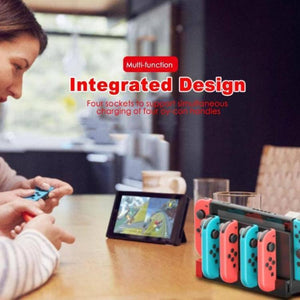 iPega PG-9186 Game Controller Charger Charging Dock Stand Station Holder with Indicator for Nintendo Switch Joy-Con - Gadget Station