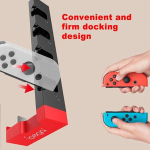 iPega PG-9186 Game Controller Charger Charging Dock Stand Station Holder with Indicator for Nintendo Switch Joy-Con - Gadget Station