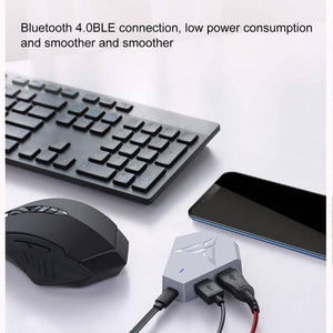 Xiaomi FeiZhi Q1 Portable Bluetooth 4.0 BLE Mobile Game Keyboard Mouse Converter with Independently Adjustable Mobile Phone Holder - Gadget Station