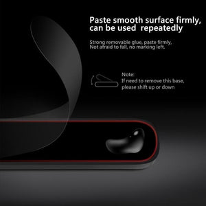 Baseus USB Cable Clip Desk Tidy Organiser Wire Lead Holder with Adhesive Backed (Black) - Gadget Station