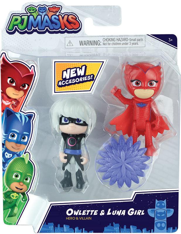 PJ Masks 2pk Figure Set Series 2 Owlette & Luna Girl