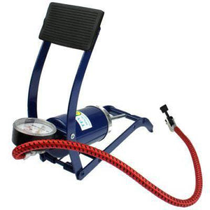 Portable Foot Operated Cylinder Tire Pump Inflator for Basketball Bicycle (Blue) - Gadget Station