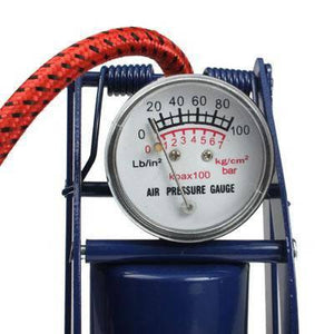 Portable Foot Operated Cylinder Tire Pump Inflator for Basketball Bicycle (Blue) - Gadget Station