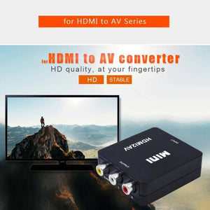 VK-126 Mini HD HDMI to AV - CVBS Video Converter Adapter - Gadget Station