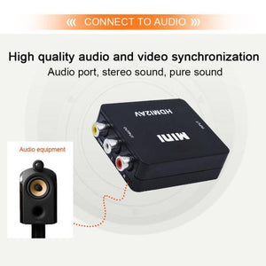 VK-126 Mini HD HDMI to AV - CVBS Video Converter Adapter - Gadget Station