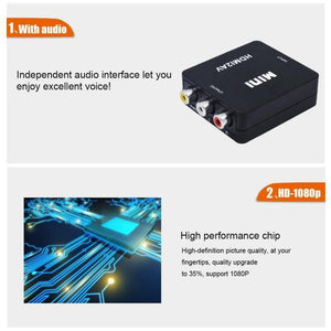 VK-126 Mini HD HDMI to AV - CVBS Video Converter Adapter - Gadget Station