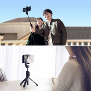 Original Xiaomi Selfie Stick Tripod Folding Extendable Bluetooth Monopod Holder - Gadget Station