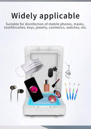 Portable UV Disinfection Box With Disinfection - Sterilization - Aromatherapy - Charging Transfer Function (White) - Gadget Station