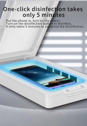 Portable UV Disinfection Box With Disinfection - Sterilization - Aromatherapy - Charging Transfer Function (White) - Gadget Station
