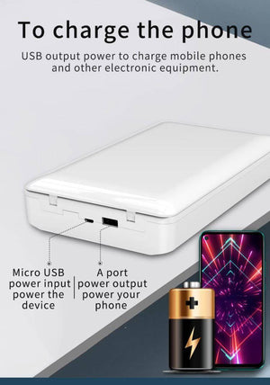 Portable UV Disinfection Box With Disinfection - Sterilization - Aromatherapy - Charging Transfer Function (White) - Gadget Station