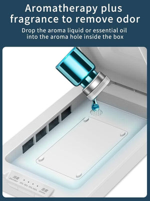 Portable UV Disinfection Box With Disinfection - Sterilization - Aromatherapy - Charging Transfer Function (White) - Gadget Station