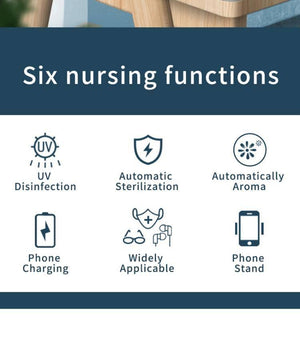 Portable UV Disinfection Box With Disinfection - Sterilization - Aromatherapy - Charging Transfer Function (White) - Gadget Station