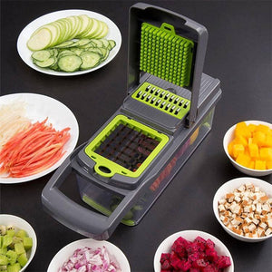 Vegetable Cutter Kitchen Slicer Fruit Cutter Potato Peeler Carrot Cheese Grater Vegetable Slicer - Gadget Station