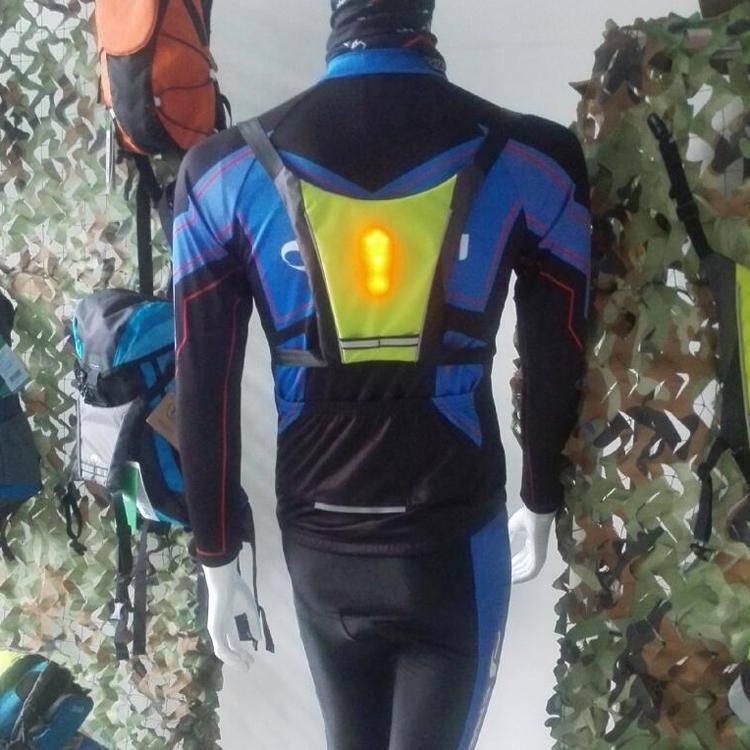 Wireless Remote Control LED Luminous Warning Light for Safe Riding Luminous Vest (Yellow) - Gadget Station