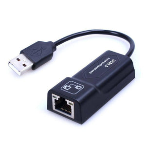 USB to RJ45 10-100 Mbps USB Ethernet Adapter Network card (Black) for Amazon Fire Stick - Gadget Station