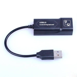 USB to RJ45 10-100 Mbps USB Ethernet Adapter Network card (Black) for Amazon Fire Stick - Gadget Station