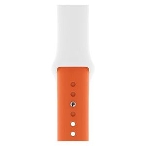 Double Colors Silicone Watch Watchband Strap Watchstrap Band for Apple Watch Series 5 & 4 44mm - 3 & 2 & 1 42mm - Gadget Station