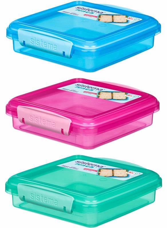 Sistema Itsy Bitsy Sandwich Box, Random Colour Delivery