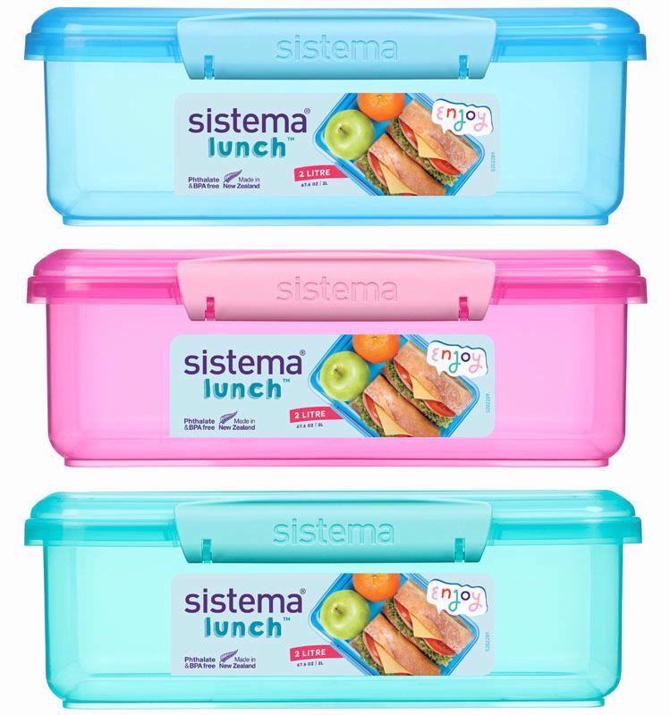 Sistema Itsy Bitsy Lunch Box 2 Litre, Random Colour Delivery