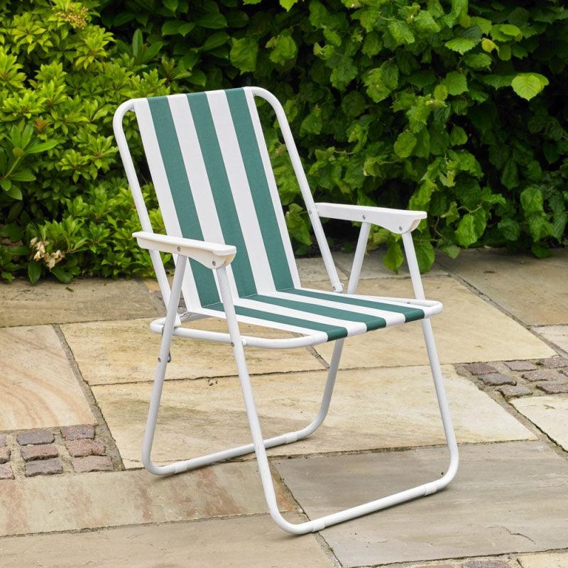 Kingfisher Striped Picnic Chair