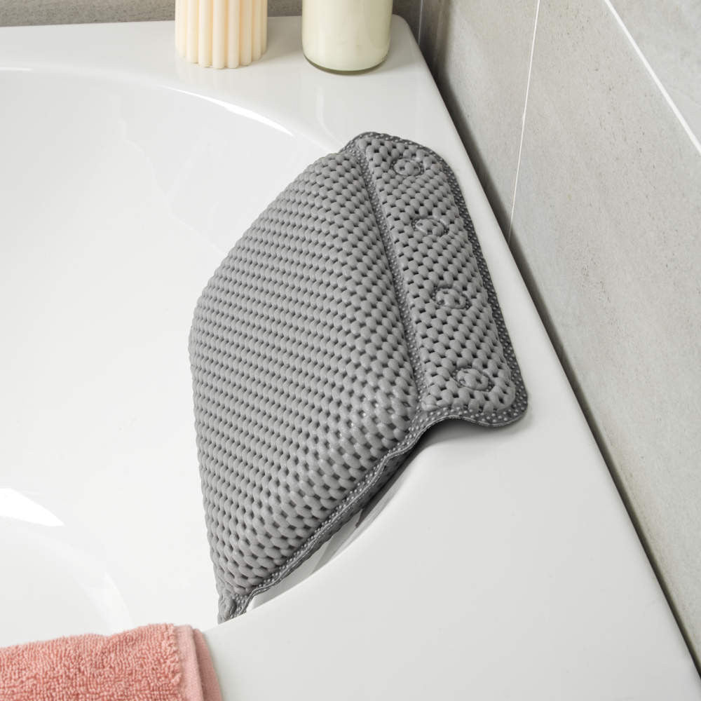 Anti Bac Bath Pillow - Grey