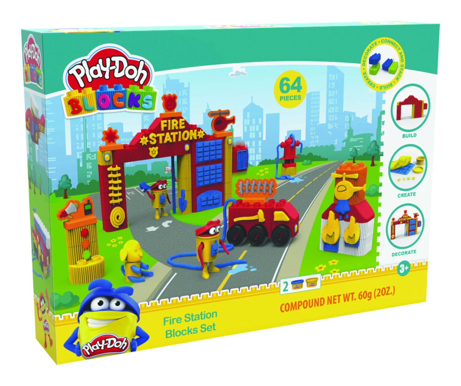 Play-Doh Blocks Fire Station Blocks Set