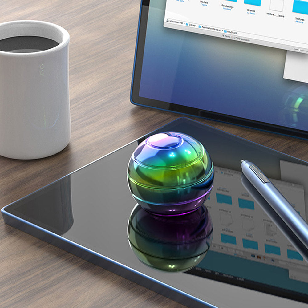 #Winning Iridescent Fidget Spinner Compact Joyful Stress-Buster