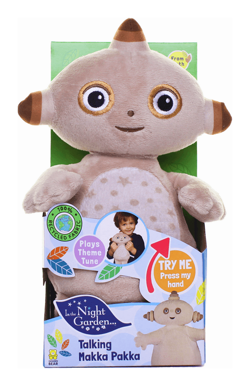 In The Night Garden Makka Pakka Talking Soft Toy