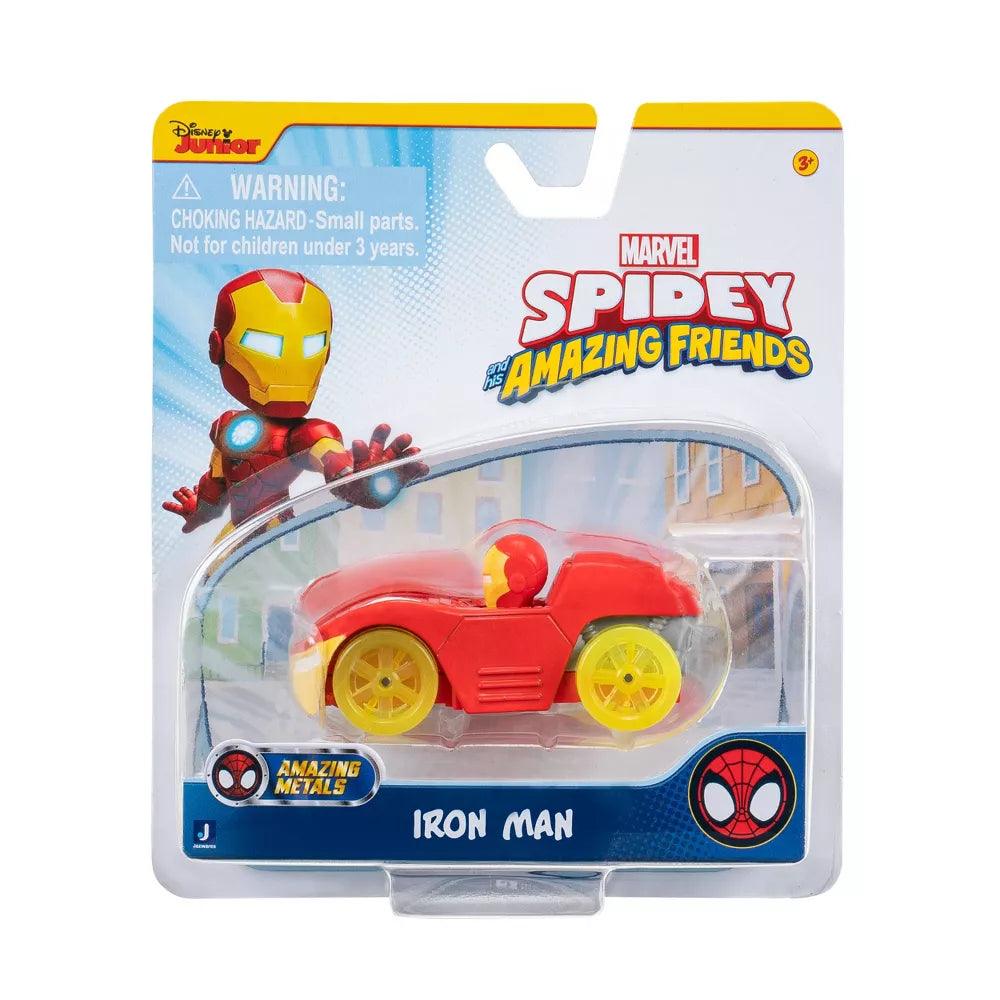 Spidey and His Amazing Friends Amazing Metals Diecast Vehicle - Iron Man