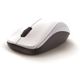 Genius NX-7000 Wireless Mouse, 2.4 GHz with USB Pico Receiver, Adjustable DPI levels up to 1200 DPI, 3 Button with Scroll Wheel, Ambidextrous Design, White